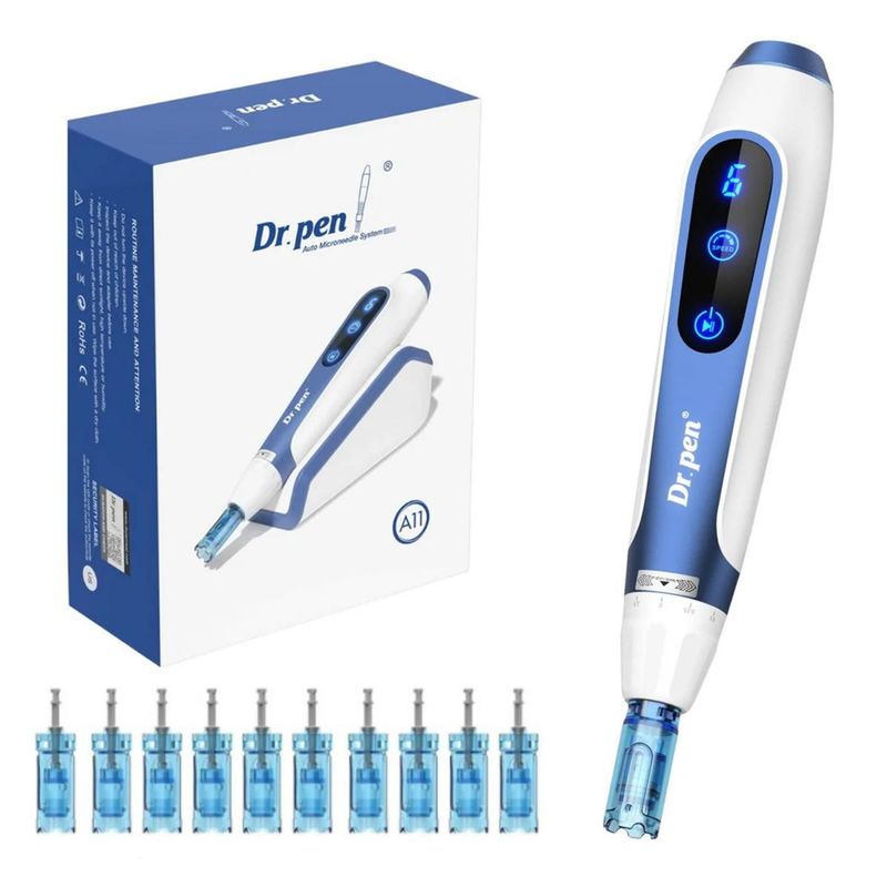 Mcroneeding Derma stylo à rouleaux pour femmes Hommes stylo à rouleaux à micro-aiguille pour outils de peau