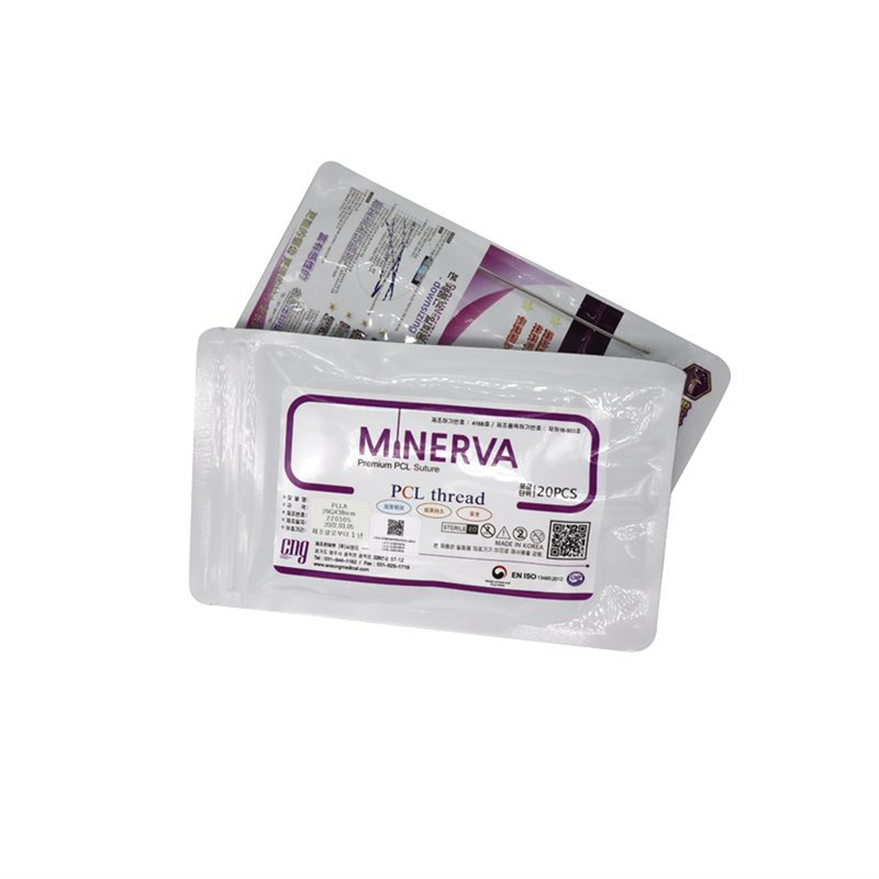 Fil de suture tenseur PDO cranté Cog 3D Aiguille pointue Fils PDO Lift