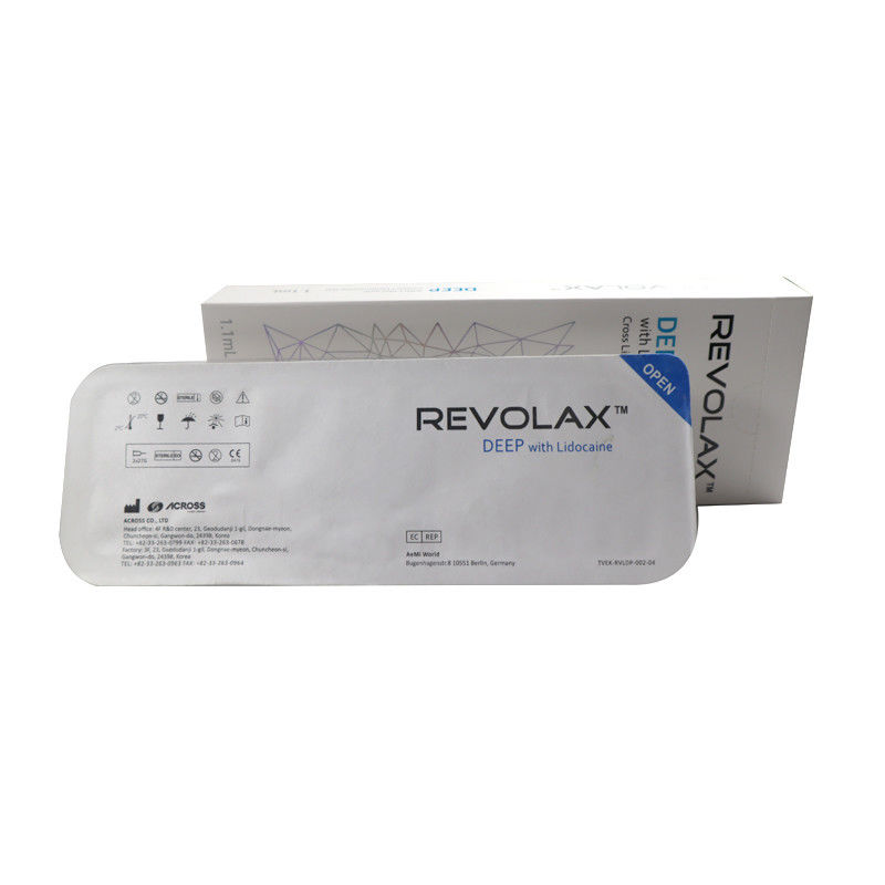 24 mg/ ml de remplissage cutané à l' acide hyaluronique Revolax Deep Fine Sub-Q 1 X 1,1 ml