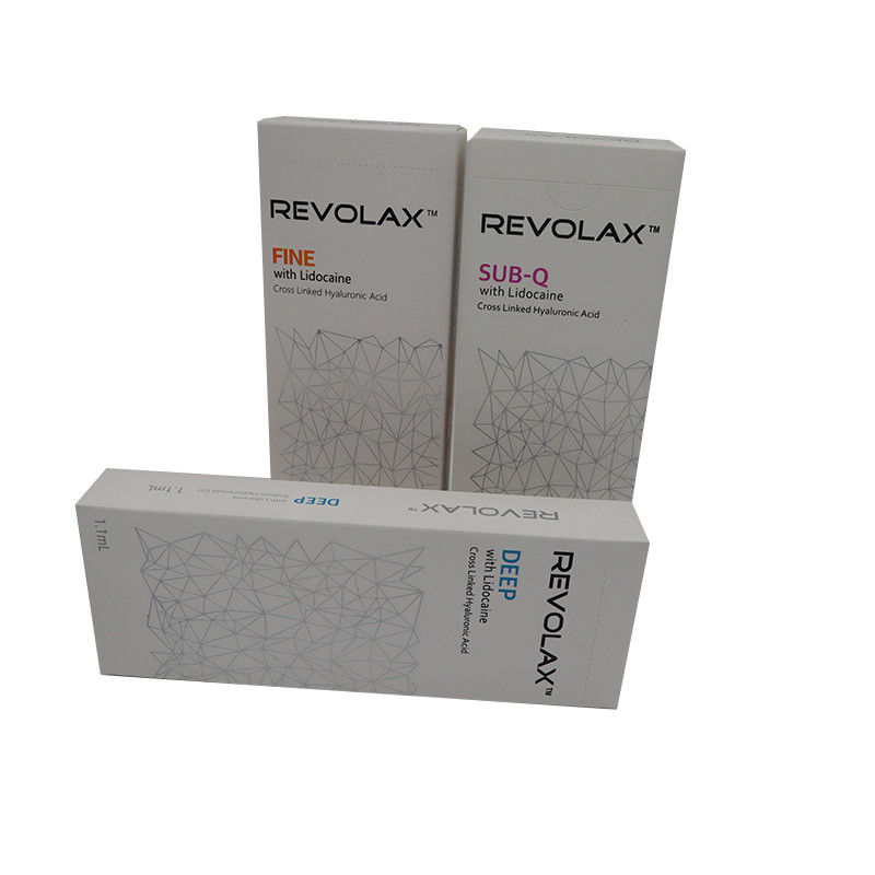 Remplisseur cutané anti-âge Remplisseur injectable HA 1.1 ml Revolax Remplisseur de rides sub-Q